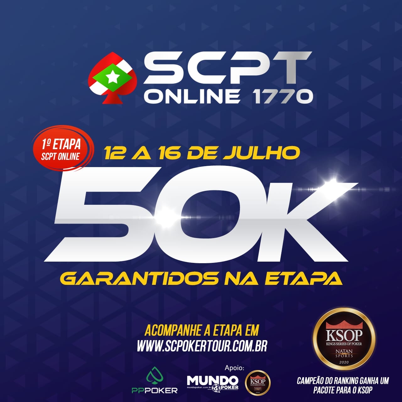 Santa Catarina Poker Tour Online tem garantido duplicado e cronograma modificado; confira