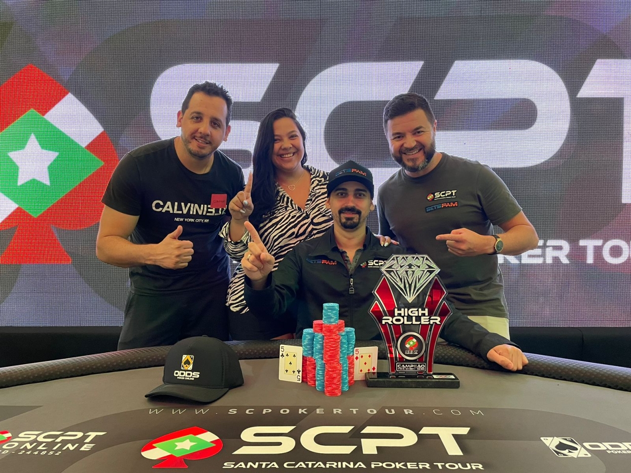 Implacável, Glaucio Lopes vence o evento #2 High Roller 30K gtd no SCPT São Jose/SC